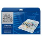 Winson & Newton Cotman pocket watercolour 24 assorted half godets -