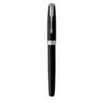 Penna roller Parker Sonnet punta F inchiostro nero Parker Matte Black CT