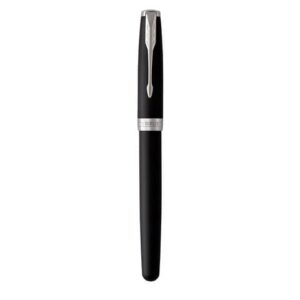 Penna roller Parker Sonnet punta F inchiostro nero Parker Matte Black CT