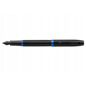Penna stilografica Parker IM Vibrant Ring punta F inchiostro blu Parker