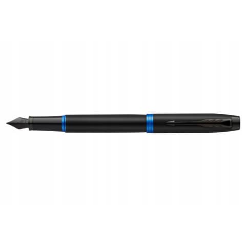 Parker IM Vibrant Ring fountain pen F-tip blue ink