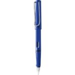 Penna Lamy Safari punta fine inchiostro blu Bluestilo - fusto blu