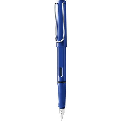 Penna Lamy Safari punta fine inchiostro blu Bluestilo - fusto blu