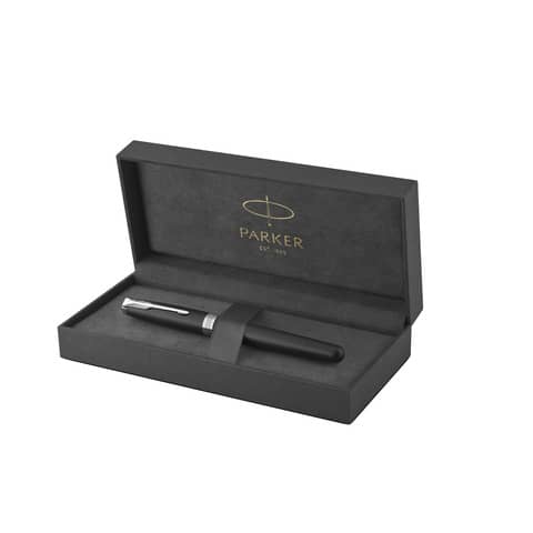 Penna stilografica Parker Sonnet punta F Matt Black CT