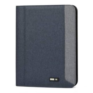 Portablocco City Time Dual A4 in tessuto tecnico - 26x34 cm - grigio -