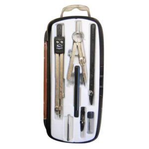 Compasso scolastico Eredi Crotti 7 accessori