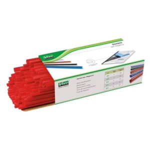 Dorsini tondi in PVC Lebez - dorso 15 mm - colore rosso -