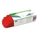 Dorsini tondi in PVC Lebez - dorso 4 mm - colore rosso -