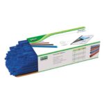 Dorsini tondi in PVC Lebez - dorso 4 mm - colore blu -