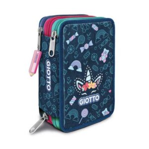 Astuccio Giotto collezione Candy 3 Zip in 3 fantasie assortite -