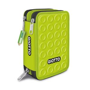 Astuccio Giotto collezione Stilnovo 3 Zip in 3 colori assortiti -