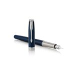 Penna stilografica Parker Sonnet Lacquer Blue 18K "F" nero