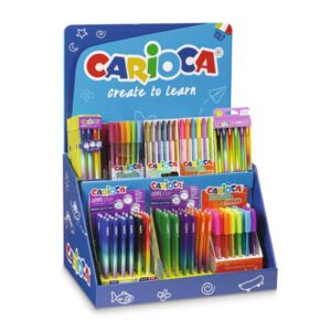 Espositore 36 penne assortite Carioca Fiorella -