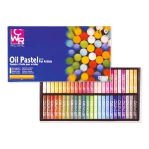 Pastelli ad olio tondi CWR 48 colori assortiti -