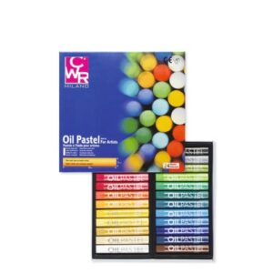 Pastelli ad olio tondi CWR 24 colori assortiti -