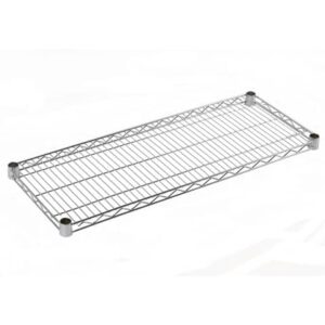 Ripiano per scaffalatura cromata Archimede Serena Group 35x121cm