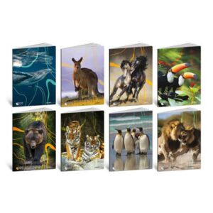 Maxi quaderni Blasetti Animali formato A4  carta 80 g conf. 10 pezzi