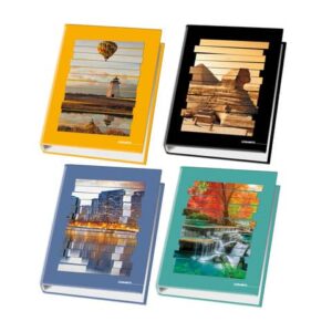 Raccoglitore ad anelli Blasetti - 4 anelli Ø 30 - 26x32 cm per fogli A4 -