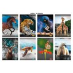 Maxi quaderni Blasetti Animali formato A4  carta 80 g conf. 10 pezzi