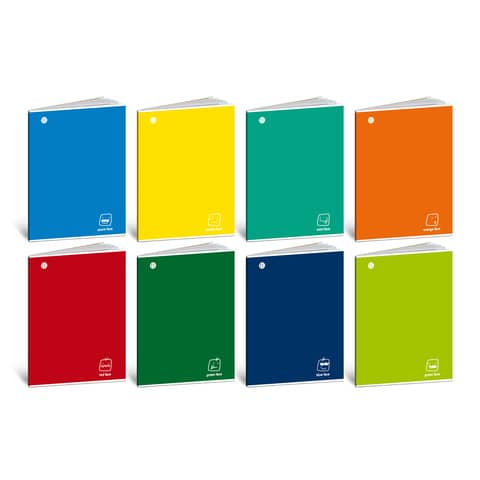 Maxi quaderno Blasetti Colorface A4 colori assortiti 100 g conf. 10 pezzi