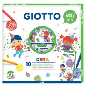 Pastelli a cera Giotto Party Set conf. 10 pezzi in 4 colori