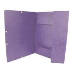 Cartellina a 3 lembi con elastico Q-Connect 24,3x32 cm cartoncino manilla