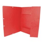 3-flap file folder with elastic Q-Connect 24,3x32 cm manilla cardboard